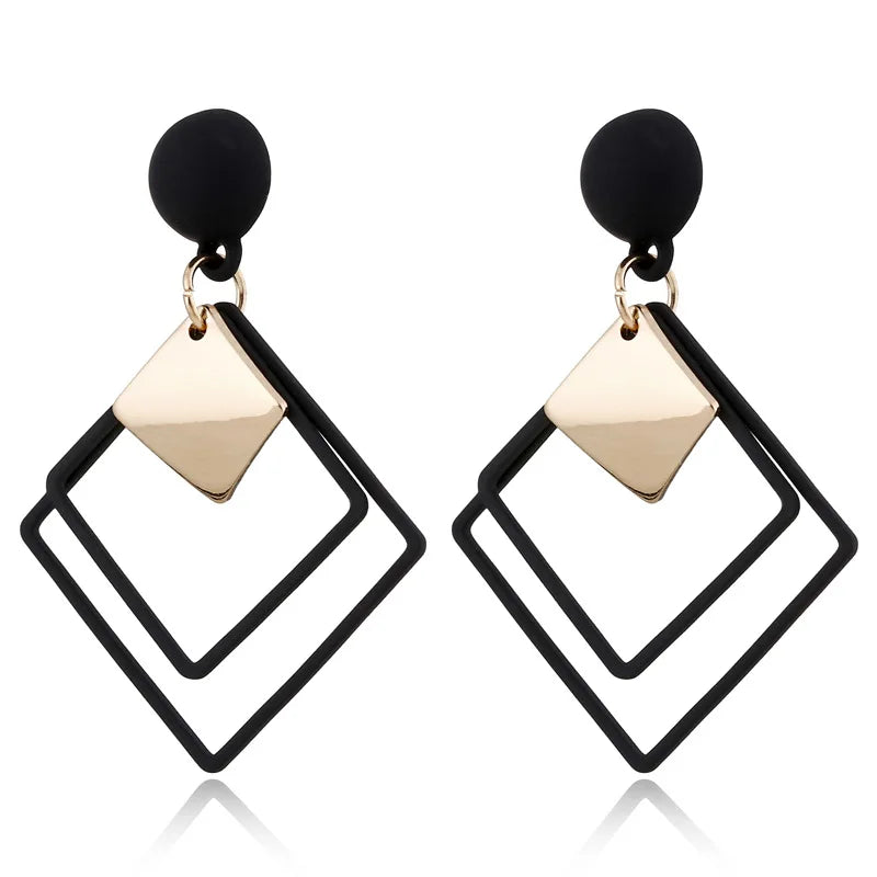 Sartora - Boucles d’Oreilles Clips avec Sequins pour Femme, Look Élégant et Léger