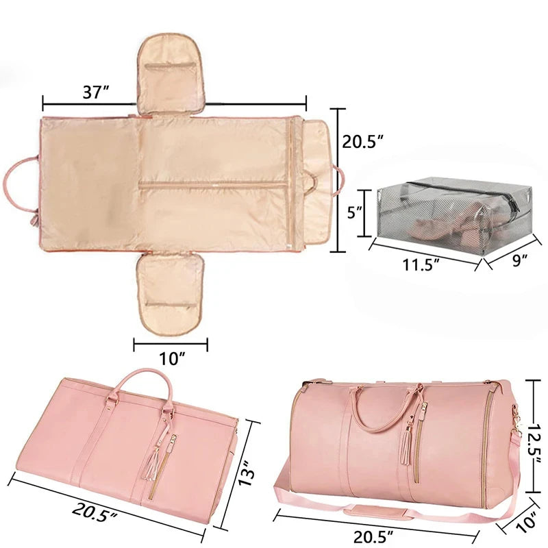 Buylor - Sac de Voyage Pliable Femme, Imperméable et Grande Capacité