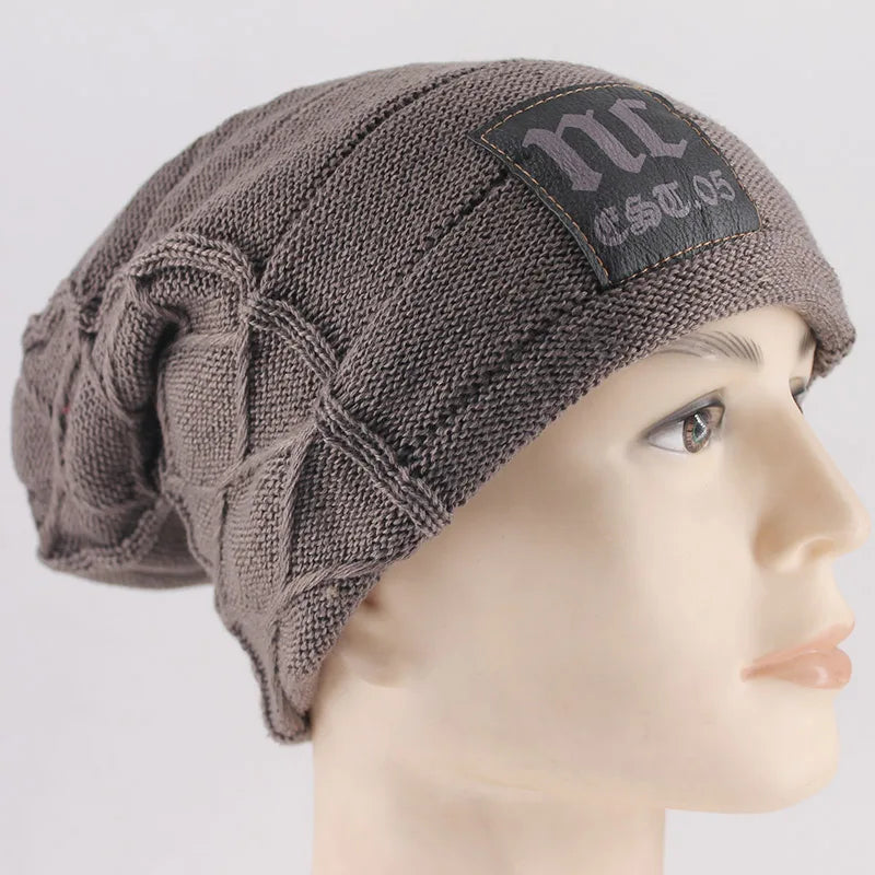 Bonnet Tricoté Hiver Coloré et Stylé, Unisexe et Polyvalent - Casual et Moderne