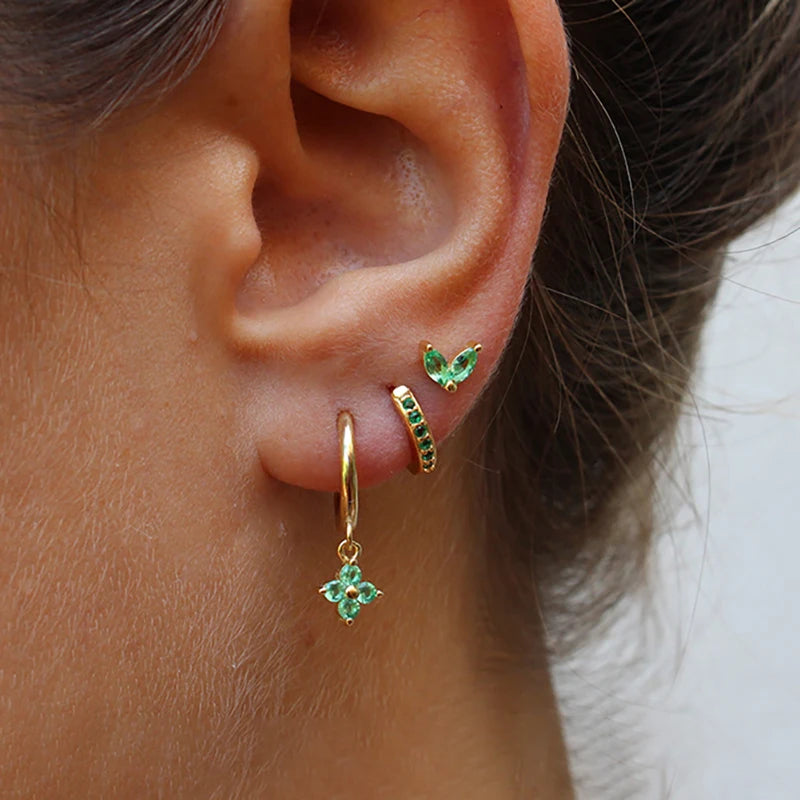 Emerald Bloom - Ensemble Boucles d&