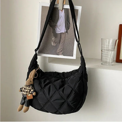 4. Sac à Main Tendance - Bolsa Bordada Femme Style Hobo