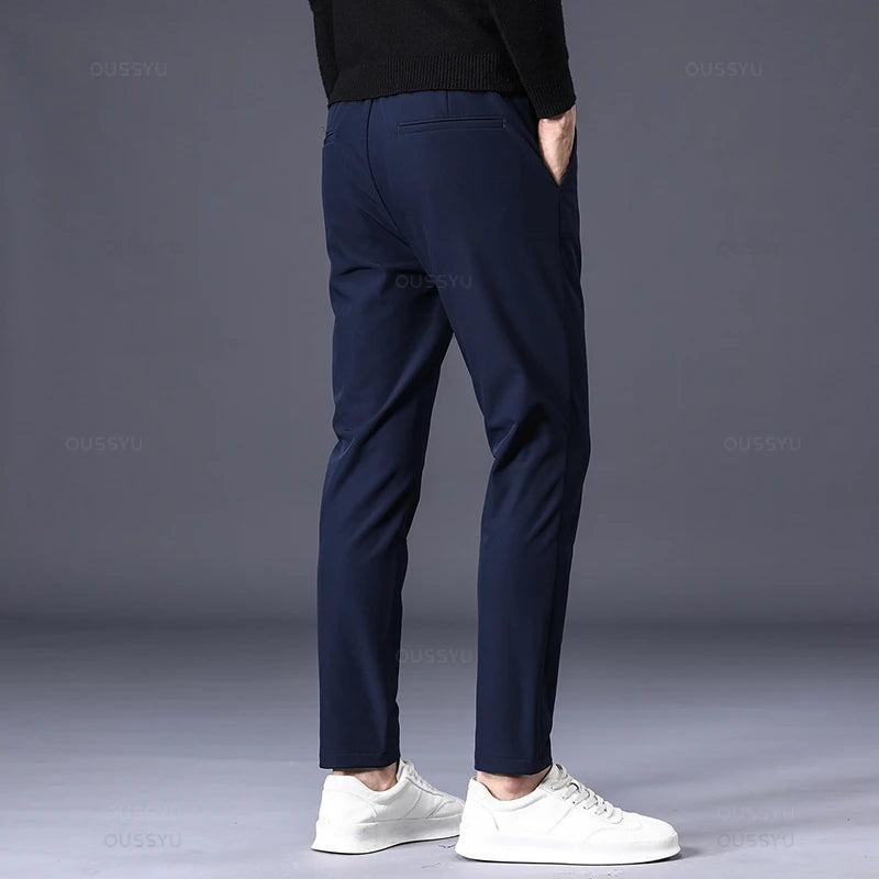 ‘‘Frogalan’’  - Pantalons Fleece Stretch pour Homme, Style Business