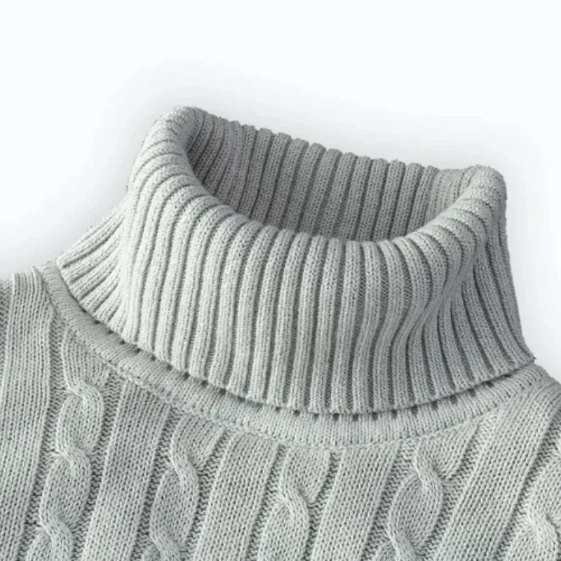 « Urban Chalice » - Sweater en Maille Tendance Hiver, Confort et Élégance Masculine 