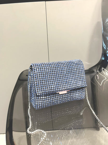 Glamante  - Sac à Main Luxe en Cristaux Brillants, Pochette de Soirée Rhinestones pour Femmes