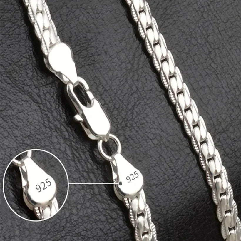 Cadena Dorada - Chaîne Figaro en Argent 925 Plaquée Or 18K pour Femme et Homme, Élégance et Sophistication