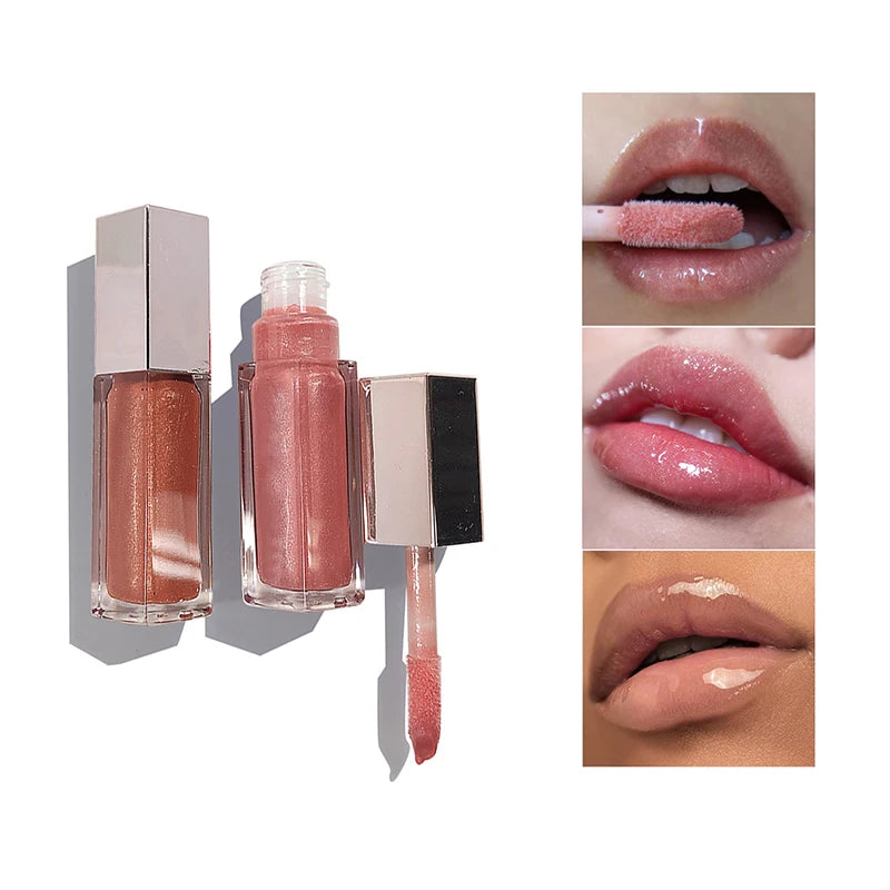 Gloss Bomb Glow - Rouge à Lèvres Liquide Longue Tenue avec Brillance Explosive, Non Collant avec Effet Repulpan