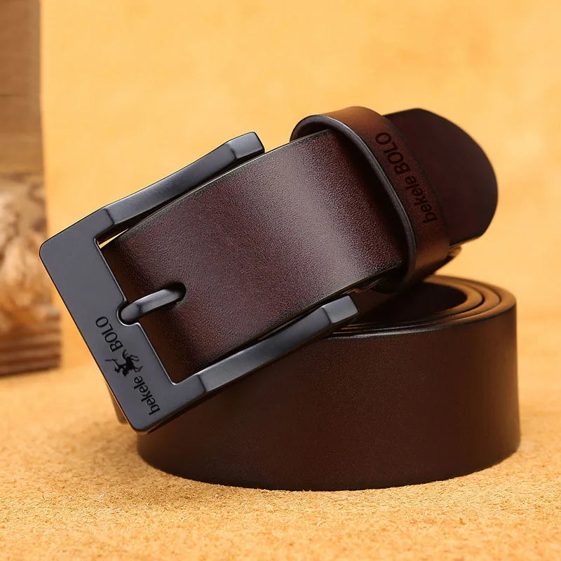 Caballero Clásico - Ceinture Fashion en Cuir avec Boucle Élégante pour Jeans et Business