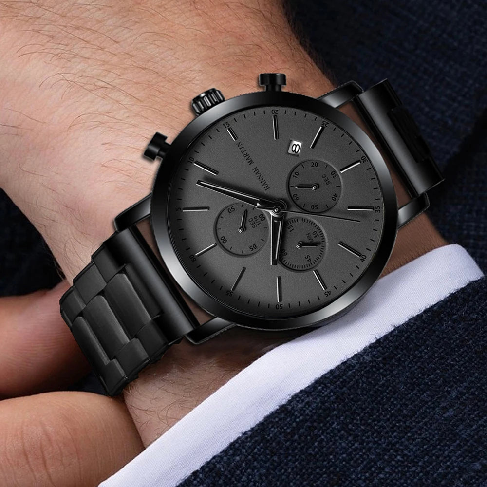 ‘‘SMARTMIO’’ - Montre Masculine Élégante Style Business Étanche et Multifonction