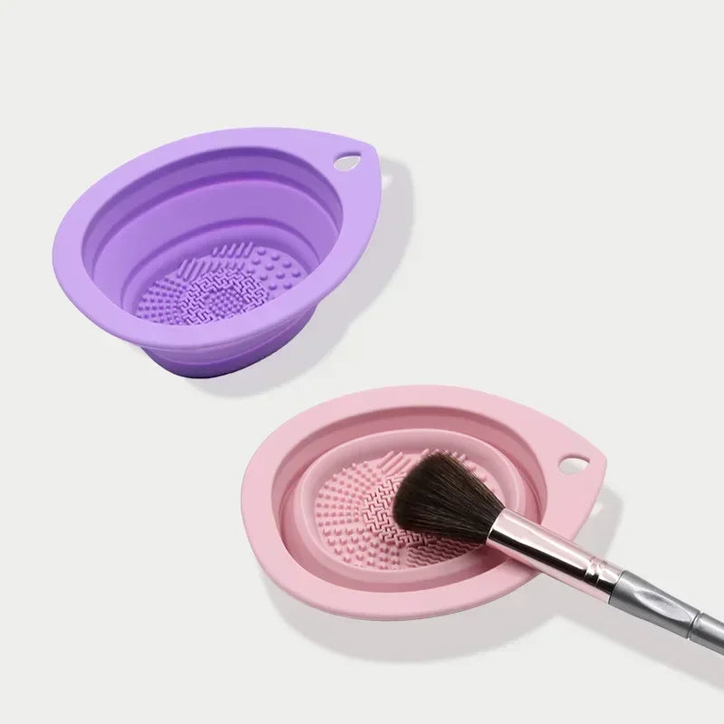 SilkyClean - Accessoire de Beauté pour Nettoyage des Pinceaux et Éponges