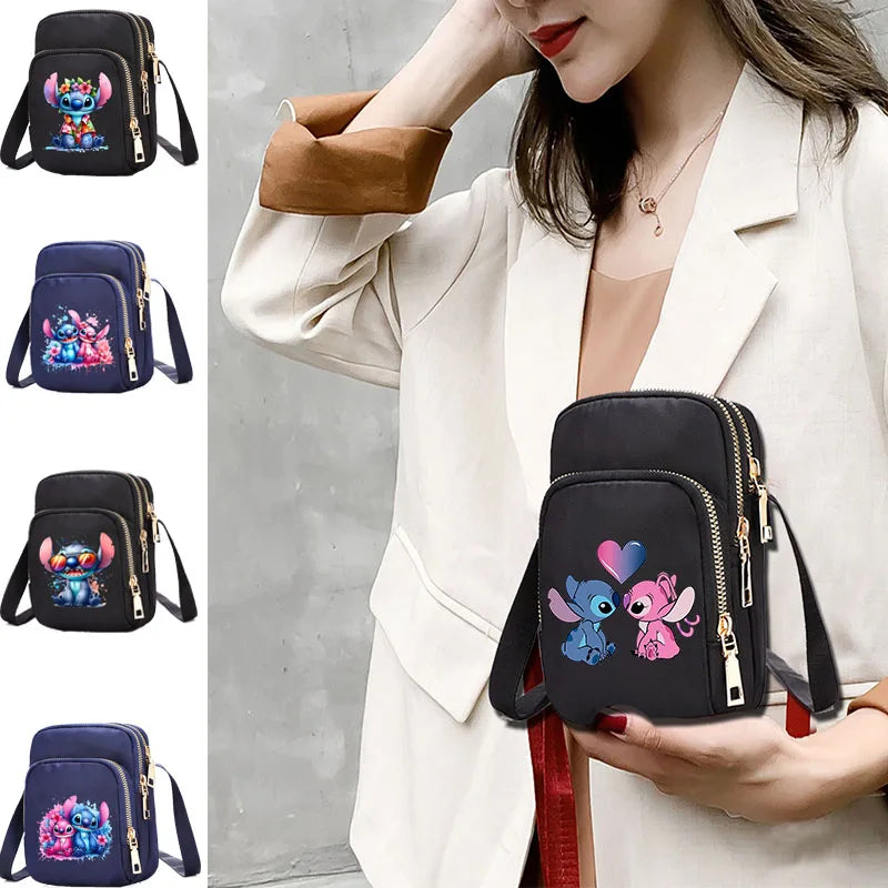 Aventura de Ohana - Sac Bandoulière Lilo &amp;amp; Stitch, Style décontracté et Amusant pour femme et fille