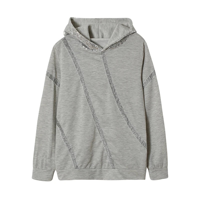 Urbana Brilla - Sweat à Capuche Style Urbain - Tendance Hiver décontracté 