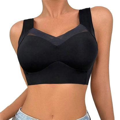 Étreinte Invisible - Soutien-Gorge Confortable et Sexy, Style Sans Couture en Soie Glacée pour un Maintien Doux