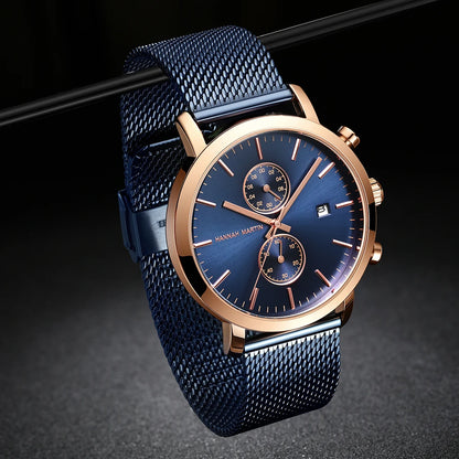 ‘‘SMARTMIO’’ - Montre Masculine Élégante Style Business Étanche et Multifonction